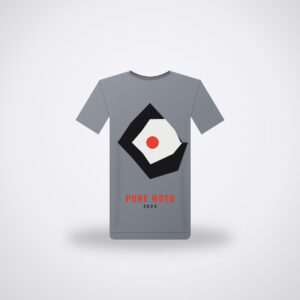 SMR Pure Moto Tee — Steel Grey