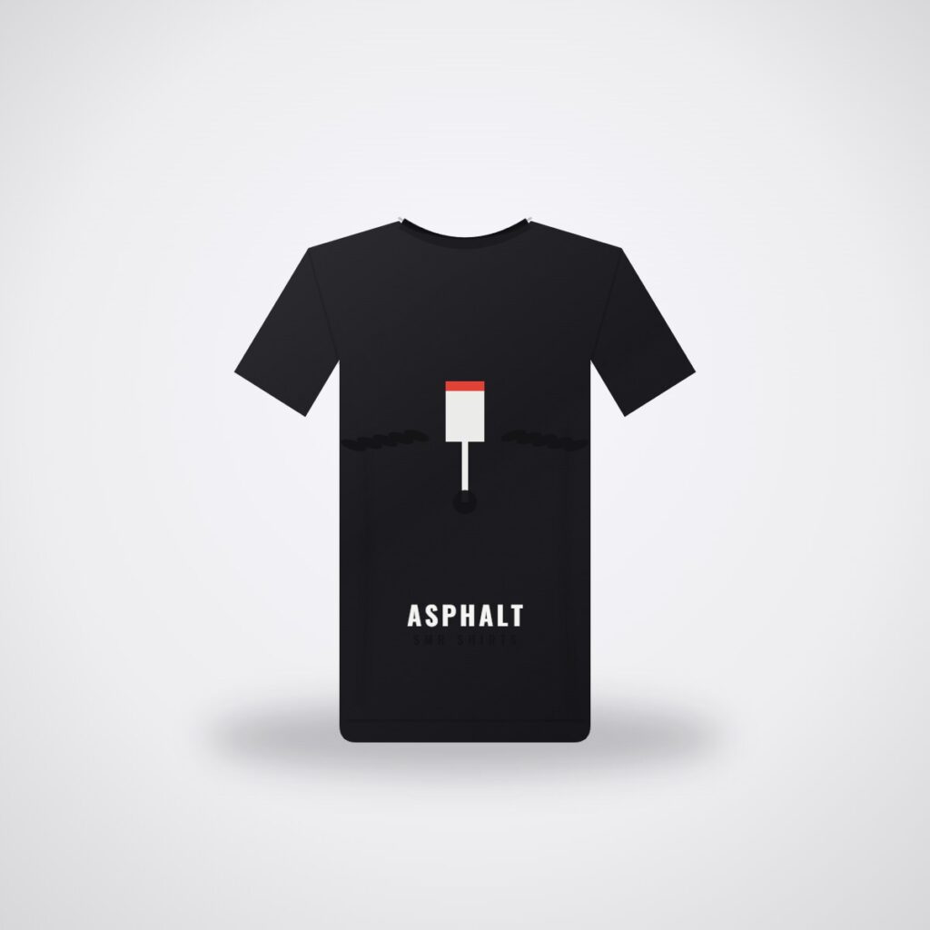 SMR Asphalt Tee — Black