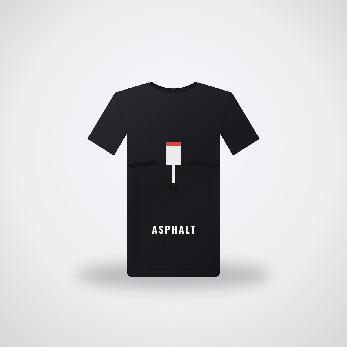 SMR Asphalt Tee — Black