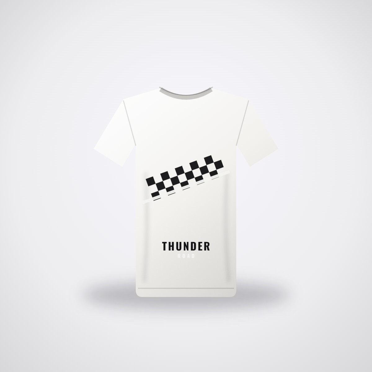 SMR Thunder Tee — White
