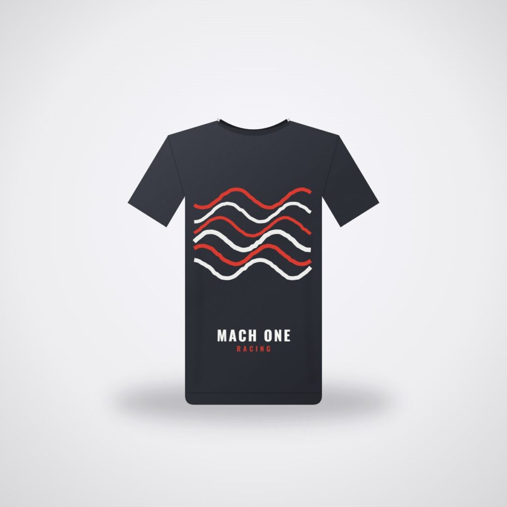 SMR Mach One Tee — Charcoal