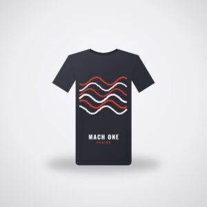 SMR Mach One Tee — Charcoal