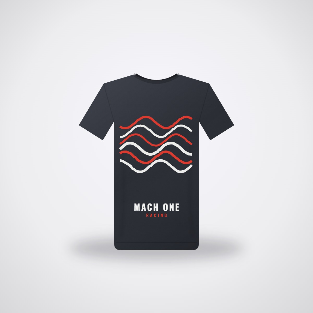 SMR Mach One Tee — Charcoal