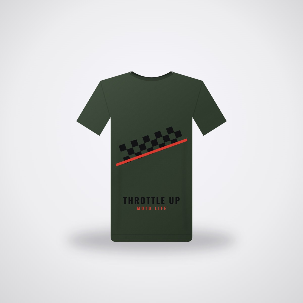 SMR Throttle Up Tee — Forest