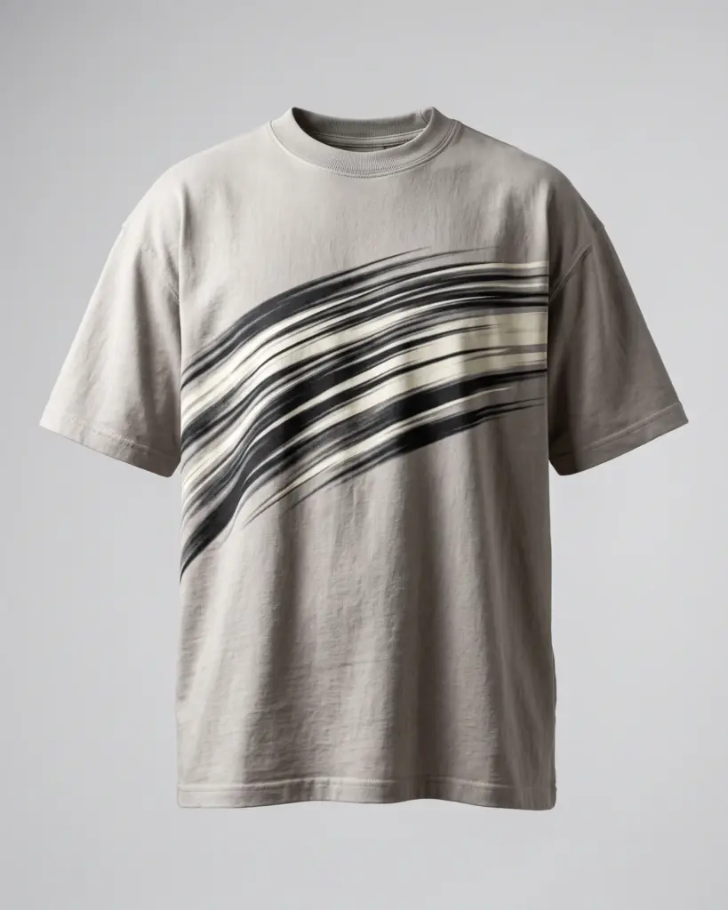 SMR Speed Blur Tee concrete front view
