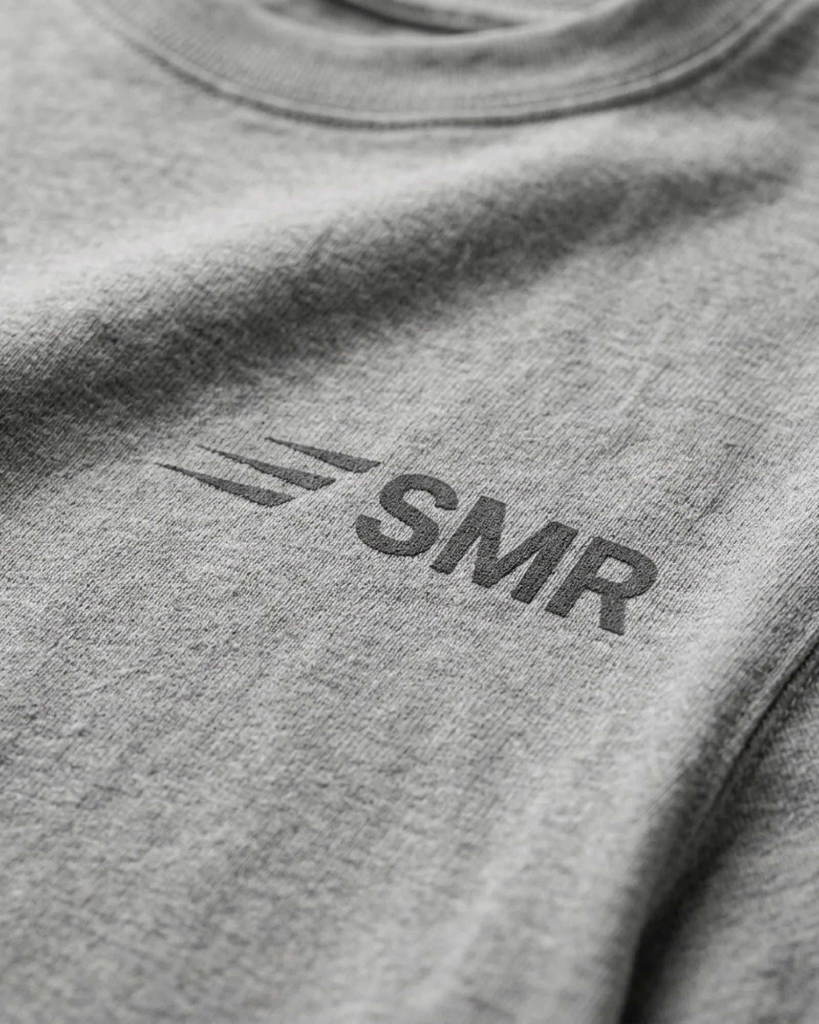 SMR Speed Tick Tee concrete print detail
