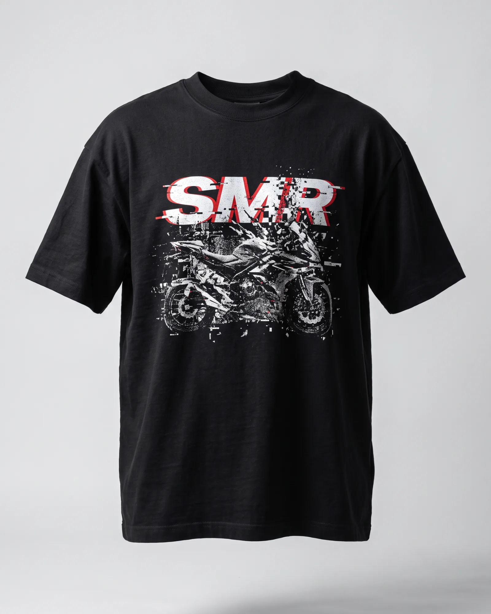 SMR Static Noise Tee midnight front view