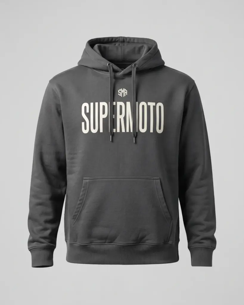 SMR Supermoto Hood charcoal front view