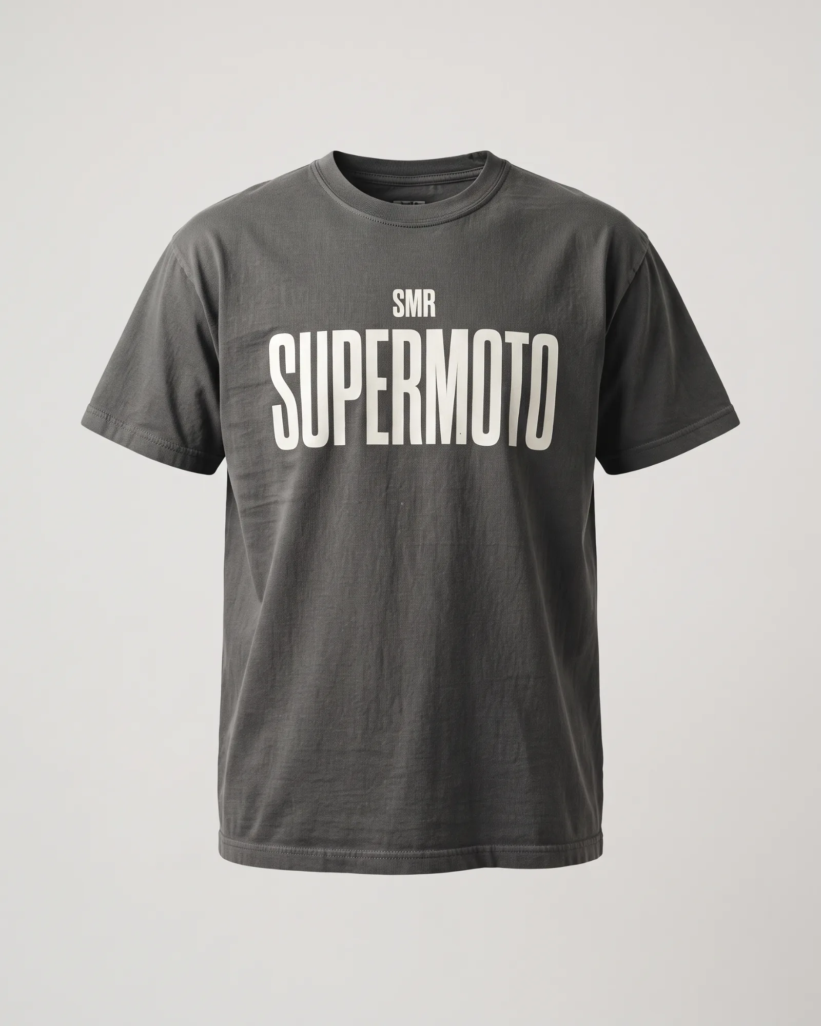 SMR Supermoto Tee charcoal front view