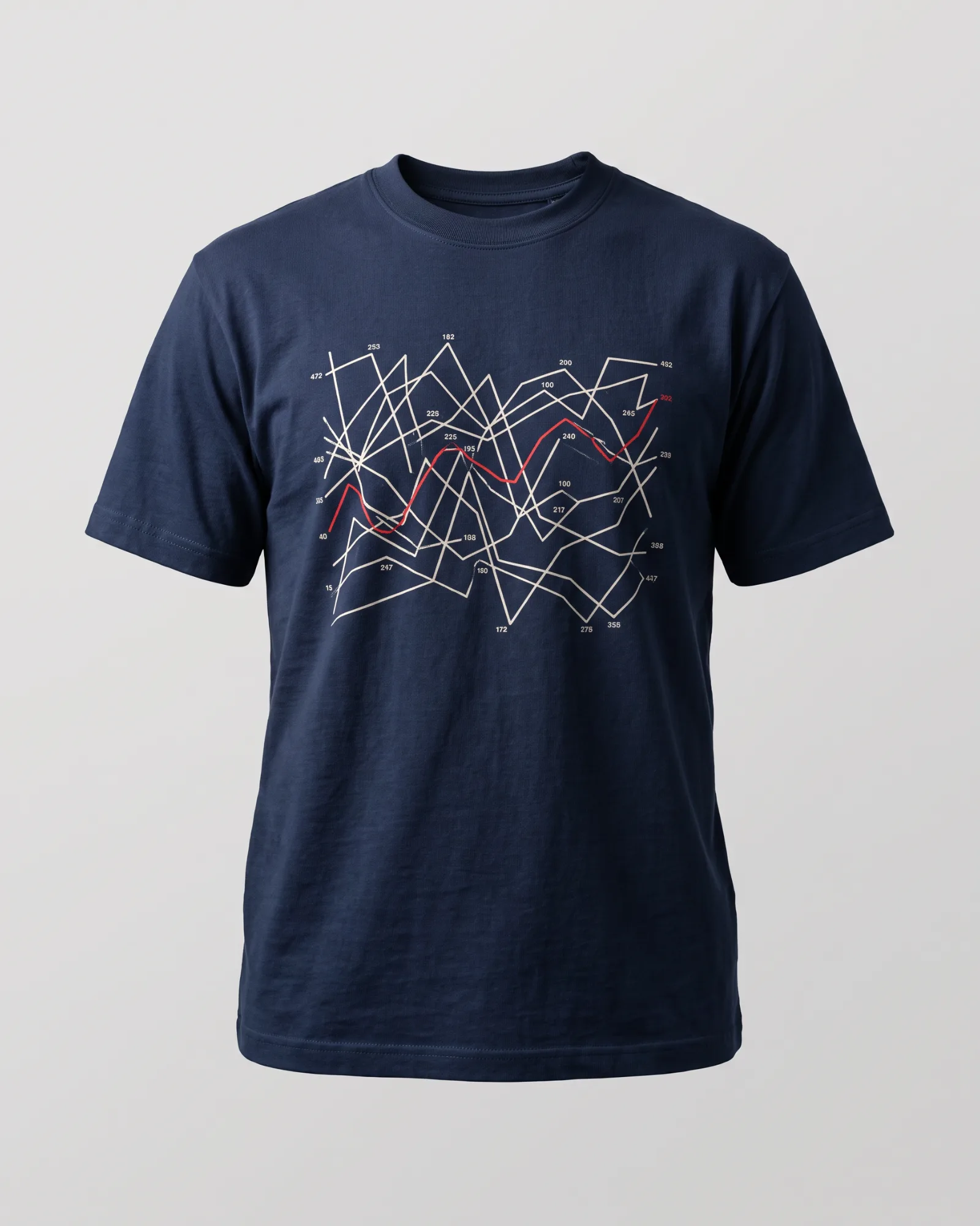 SMR Telemetry Tee midnight front view