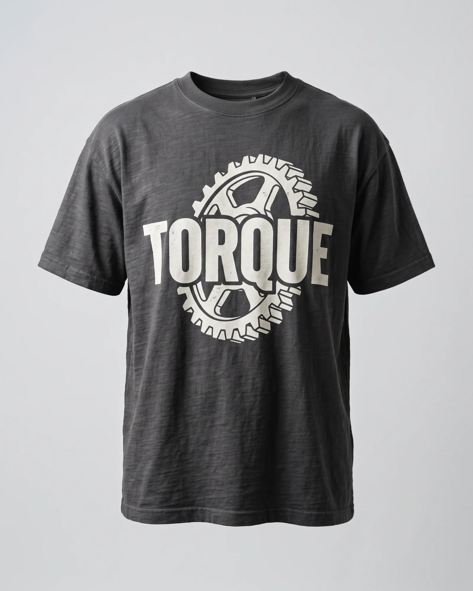 SMR Torque Tee charcoal front view