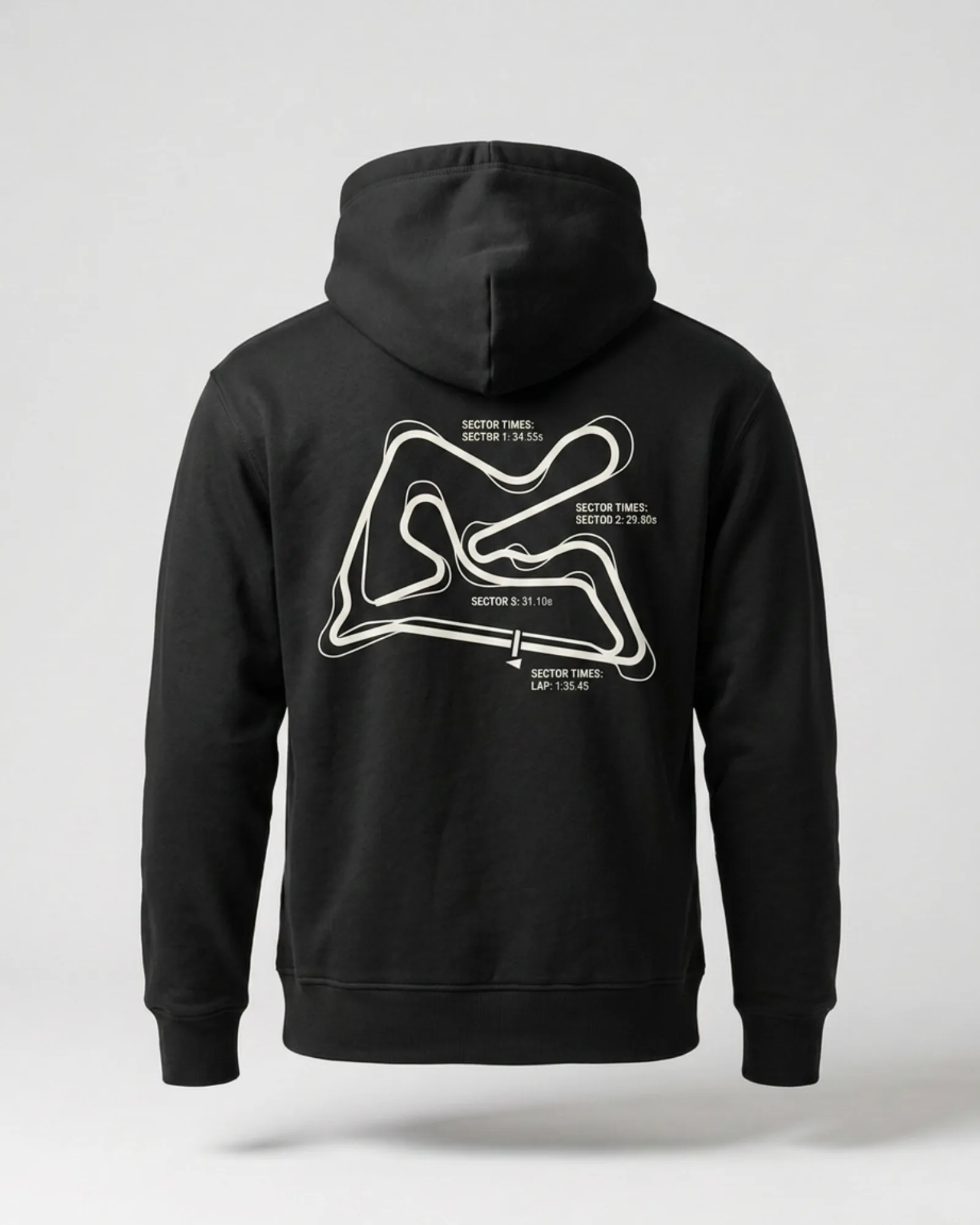 SMR Trazada Hood black back view